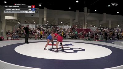 Senior Women Freestyle FS - 65 lbs Champ. Round 1 - Danielle Rond, Swamp Monsters Wrestling Club vs Jessica Mendez, Lady Devils Women's Wrestling Club