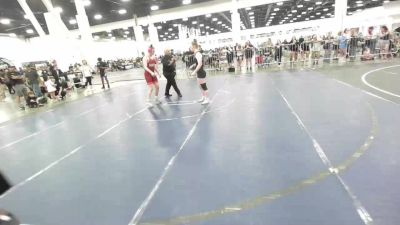 136 lbs Consi Of 4 - Hailey Worden, Gold Rush Wrestling vs Paige Fletcher, Sierra Sabers