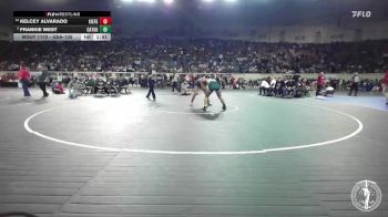 G5A-135 lbs Quarterfinal - Kelcey Alvarado, Keifer-Girls vs Frankie West, Catoosa-Girls