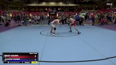 150 lbs Cons. Round 2 - Brady Golden, TX vs Jackson Vaught, TX