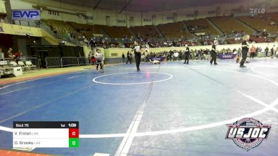 76 lbs Final - Valentino Finlan, Liberty Warrior Wrestling Club vs Deacon Brooks, Liberty Warrior Wrestling Club