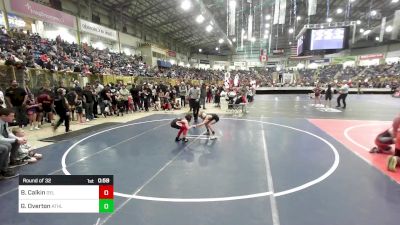 62 lbs Round Of 32 - Breck Calkin, Del Norte vs Garrison Overton, Athlos Wrestling