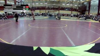 110 lbs Champ. Round 1 - Addison Morse, Bixby vs Caiden Baird, Harrison