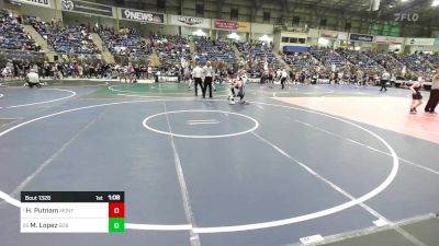 120 lbs Round Of 16 - Holden Putnam, Montrose Elite vs Matthew Lopez, Bob Cats