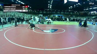 132 lbs Cons. Round 5 - Stefano Garcia, Miami Southridge Hs vs Robert Twilley, Flagler Palm Coast