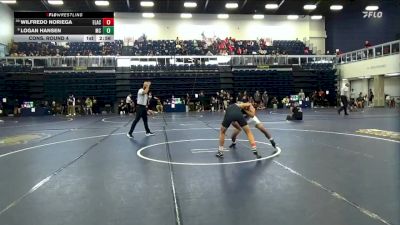 125 lbs Cons. Round 4 - Logan Hansen, Moorpark College vs Wilfredo Noriega, East Los Angeles College