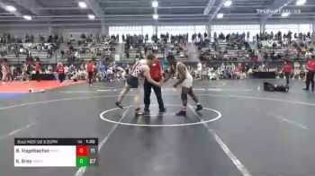 170 lbs Prelims - Bubba Vogelbacher, Keystone Elite vs Kyle Grey, Backyard Boyz Wrestling Club