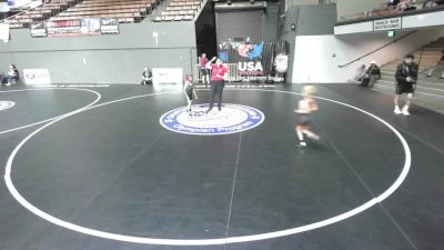 53 lbs Quarters - Benjamin Tolentino, Reign Wrestling Club vs Isaiah Meza, Savage House Wrestling Club