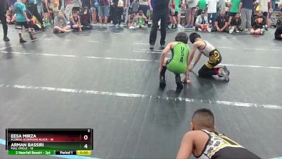 60 lbs Round 6 (10 Team) - Eesa Mirza, Florida Scorpions Black vs Arman Bassiri, Full Circle