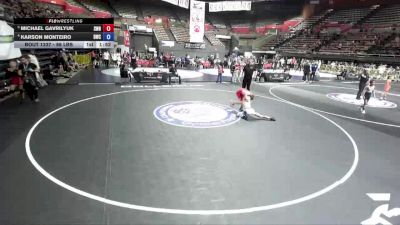 86 lbs Quarters - Michael Gavrilyuk, Sacramento Wrestling Bears vs Karson Monteiro, Driller Wrestling Club