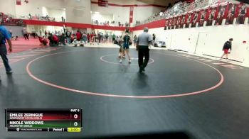 132 lbs Round 4 - Nikole Widdows, Arlington (Girls) vs Emilee Zeringue, Northwest Eaton (Girls)