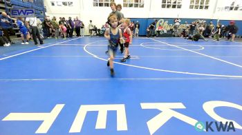 43 lbs Consi Of 8 #1 - Maverick Crawford, Southmoore SaberCats Wrestling vs Briggs Cole, Weatherford Youth Wrestling