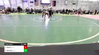 74 lbs Consolation - James Moore, Stout Wrestling Academy vs Aaron Ramirez, Lockjaw WC