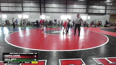 132 lbs Champ. Round 1 - Andrew Turner, Guerrilla Wrestling (GWA) vs Isreal Birch, Cape Charles