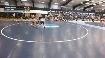 125 lbs 3rd Place Match - Anakin Burks, Shenandoah vs Xavier Diaz, New York University