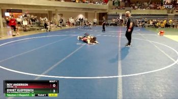 150 lbs Semis (4 Team) - Roy Anderson, Rocori vs Emmet Klepperich, Z-M (Zumbrota/Mazeppa)