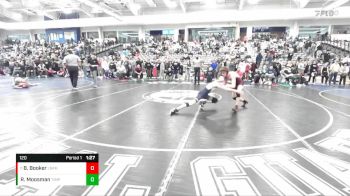 120 lbs Cons. Round 6 - Brigham Booker, Lone Peak vs River Moosman, Timpanogos