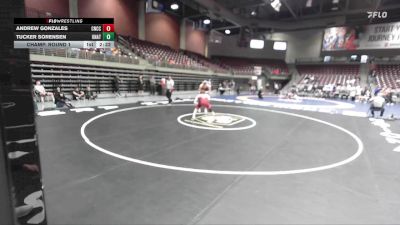 141 lbs Champ. Round 1 - Andrew Gonzales, Colorado Northwestern Community College vs Tucker Sorensen, Unattached