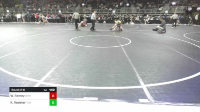 115 lbs Round Of 16 - Wyatt Forney, Wymore vs Karsyn Redeker, Team Central Wrestling Club