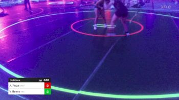 136 lbs 3rd Place - Akadia Puga, Unattached vs Vanessa Beans, Vail Wr Acd