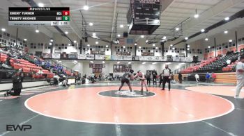 190 lbs Final - Emery Turner, McAlester High School Girls vs Trinity Hughes, Broken Arrow Girls HS