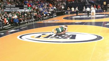 1A 150 lbs Cons. Semi - Logan Riggs, Roxana vs Brody Widlowski, Coal City