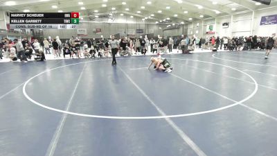 132 lbs Cons. Sub-rd Of 16 - Harvey Scheuer, Heartland Wrestling Academy vs Kellen Garbett, Team Idaho Wrestling Club