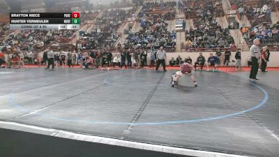 70_B lbs Consi Of 8 #2 - Brayton Niece, Port Allegany vs Hunter Vermeulen, Northwestern Lehigh