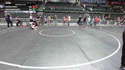 132 lbs Consolation - Tristan Festa, Apex vs John Markowski, Rhino Wrestling
