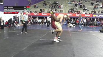 197 lbs Semis & 3rd Wb (16 Team) - Kam Royster, Loras vs Jean Ngoma, Coe