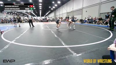 84 lbs Rr Rnd 2 - Jackson Beckley, Full Circle 12U vs Jaxon Brynildson, Wyoming Underground