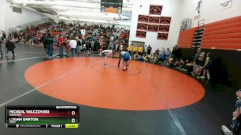 195 lbs Quarterfinal - Logan Barton, Cody vs Micheal Wilczewski, Shoshoni