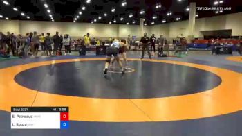 62 kg 5th Place - Emmily Patneaud, McKendree Bearcat WC vs Liana Souza, Unattached