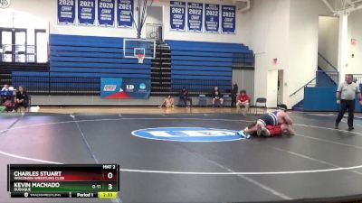 285 lbs Cons. Semi - Kevin Machado, Dubuque vs Charles Stuart, Wisconsin Wrestling Club