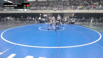 62 lbs Quarterfinal - Knolan Pavillard, Collegeville vs Connor Ford, York
