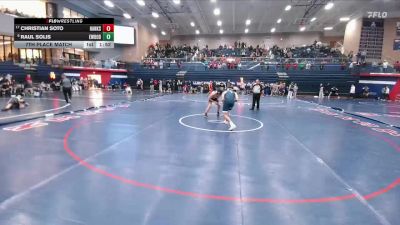 175 lbs 7th Place Match - Raul Solis, El Paso Eastwood vs Christian Soto, El Paso Hanks