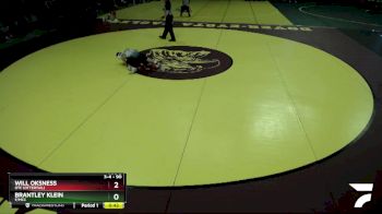 90 lbs Cons. Round 1 - Will Oksness, OTC (Ottertail) vs Brantley Klein, F/MCC