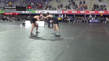 184 lbs 2nd Wrestleback (16 Team) - Brencyn Evans, Tiffin vs Fletcher Rose, Ashland