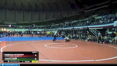 149 lbs Round 2 (3 Team) - Chance Babb, Alvernia University vs Finnegan McFadden, Camden County College