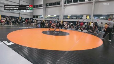 135 lbs Consi Of 8 #1 - Logan Naumovitz, King Of Prussia vs Keegan Schmeck, Leesport