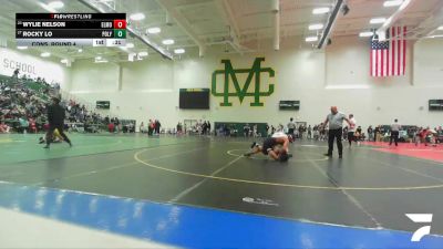 138 lbs Cons. Round 4 - Rocky Lo, Poly/Long Beach vs Wylie Nelson, El Modena