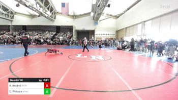 58-M lbs Round Of 32 - Sergio Bolano, RedNose Wrestling School vs Cameron Wallace, Methacton