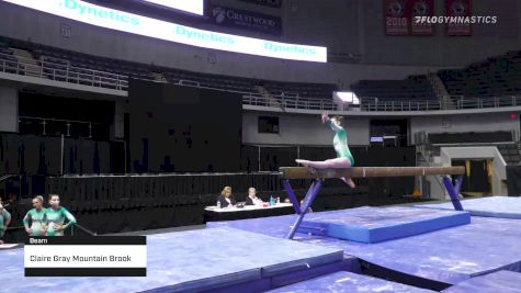 Claire Gray Mountain Brook - Beam - 2022 Elevate the Stage Huntsville presented by SportsMED & Crestwood