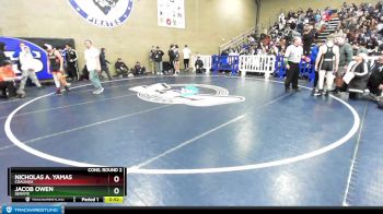 138 lbs Cons. Round 2 - Jacob Owen, Servite vs Nicholas A. Yamas, Coalinga