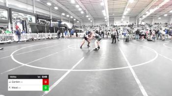 160 lbs Consi Of 16 #1 - Jamal Corbin, VA vs Fischer West, GA