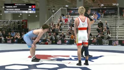 55 lbs 3rd Place Match - Ezekiel Witt, Bison Wrestling Club vs Jackson Heslin, South Side Wrestling Club