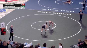 110 lbs Semifinal - Annalee Pierson, Sturgis Brown vs Aubrey Jensen, Viborg-Hurley