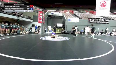 105 lbs Miabella Madueno, IEWA - Inland Empire Wrestling Association vs Rosa Suarez-Rodriguez, TCWA - Tri-Counties Wrestling Association
