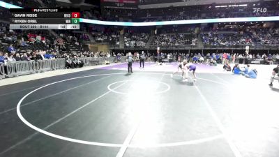 Cons. Semi - Gavin Risse, Bennett County vs Ryken Orel, Winner