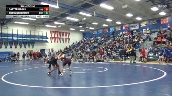 JV-8 lbs Round 3 - Carter Brock, Solon vs Chris Schneider, Mount Vernon